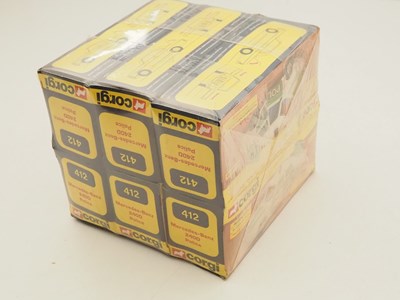Lot 625 - CORGI trade pack containing 6 x #412 Mercedes...