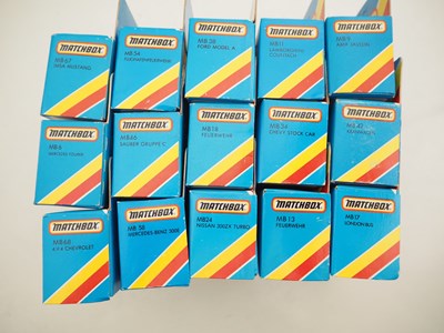Lot 635 - A large quantity of MATCHBOX (Macau) diecast...