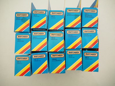 Lot 635 - A large quantity of MATCHBOX (Macau) diecast...
