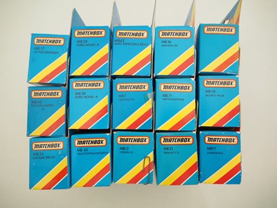 Lot 635 - A large quantity of MATCHBOX (Macau) diecast...