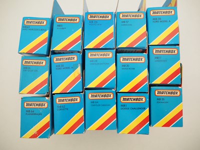 Lot 635 - A large quantity of MATCHBOX (Macau) diecast...