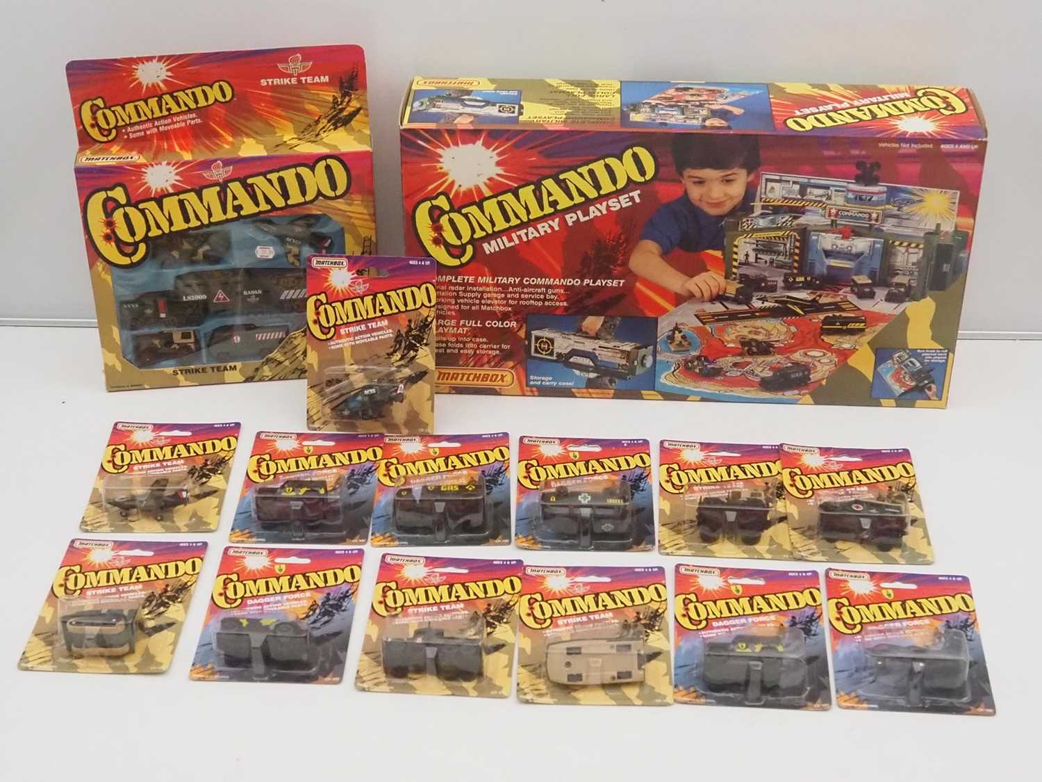 Lot 649 - MATCHBOX 'Commando Strike Team' series diecast...