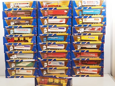 Lot 659 - CORGI - Articulated lorries in blue window...
