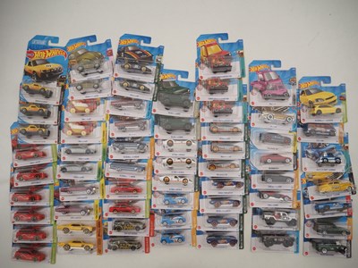 Lot 668 - A mixed group of MATTEL HOTWHEELS diecast cars...