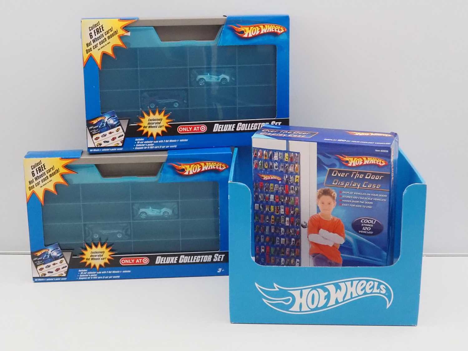 Lot 671 - MATTEL HOTWHEELS display cases and ephemera...