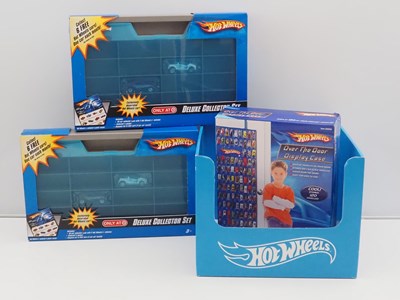 Lot 671 - MATTEL HOTWHEELS display cases and ephemera...