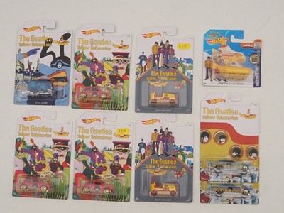 Lot 676 - MATTEL HOTWHEELS 'The Beatles' related diecast...