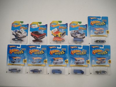 Lot 677 - MATTEL HOTWHEELS diecast cars from the 'Colour...
