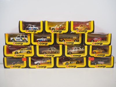 Lot 686 - CORGI - Diecast rally and racing cars in...