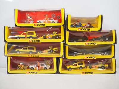 Lot 692 - CORGI - A group of diecast car, kart and...