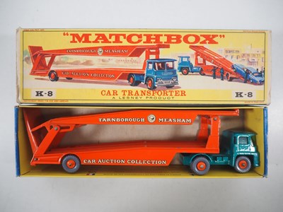 Lot 694 - A MATCHBOX K-8 King Size Car Transporter with...
