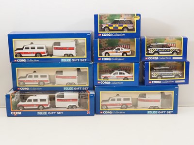 Lot 702 - CORGI - diecast police vehicles comprising 4...
