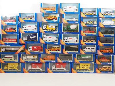 Lot 703 - CORGI - diecast cars and vans in 'CORGI...