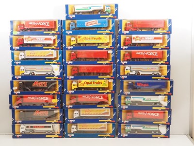 Lot 705 - CORGI - Articulated lorries in blue window...