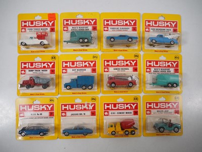 Lot 722 - HUSKY - A group of diecast vehicles sealed on...