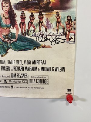 Lot 162 - A pair of signed James Bond film posters...
