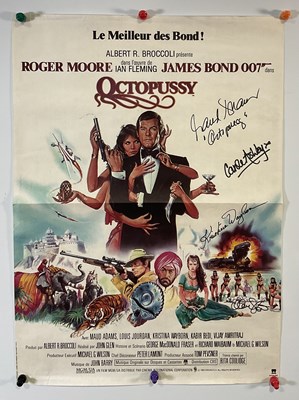 Lot 162 - A pair of signed James Bond film posters...