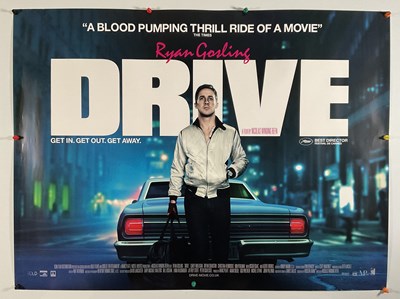 Lot 64 - DRIVE (2011) UK Quad film poster for the...