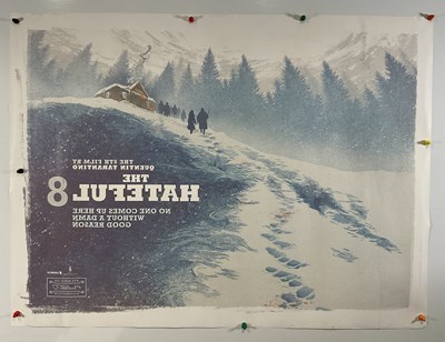 Lot 272 - THE HATEFUL EIGHT (2015) UK Quad film poster...