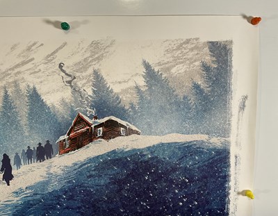 Lot 272 - THE HATEFUL EIGHT (2015) UK Quad film poster...