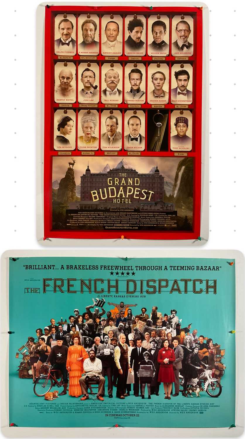 Lot 9 - WES ANDERSON - A pair of film posters for Wes...