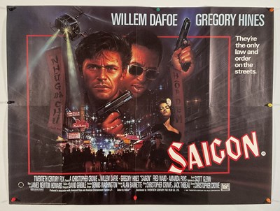 Lot 27 - SAIGON (1988) UK Quad film poster, originally...