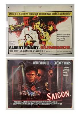 Lot 55 - A pair of UK quad film posters for SAIGON...
