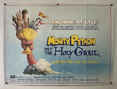 Lot 18 - MONTY PYTHON AND THE HOLY GRAIL (1975) UK Quad...