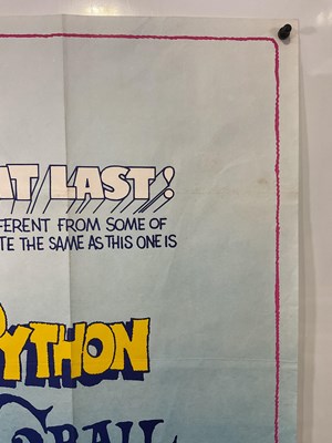 Lot 18 - MONTY PYTHON AND THE HOLY GRAIL (1975) UK Quad...