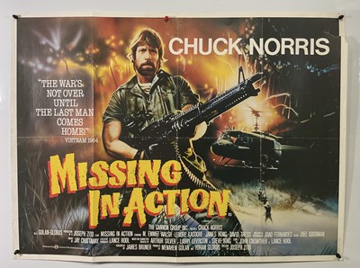 Lot 86 - MISSING IN ACTION (1984) UK Quad film poster,...