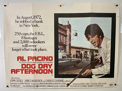 Lot 41 - A group of UK Quad film posters for AL PACINO...