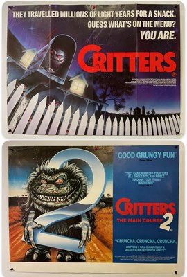 Lot 190 - CRITTERS (1986) UK Quad film poster together...
