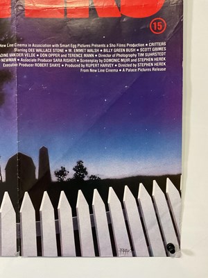 Lot 190 - CRITTERS (1986) UK Quad film poster together...