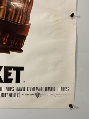 Lot 279 - FULL METAL JACKET (1987) UK Quad film poster,...