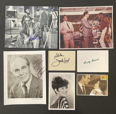 Lot 565 - DR NO - A selection of autographs from the...