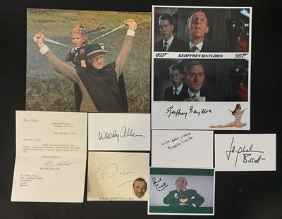 Lot 561 - CASINO ROYALE - A selection of autographs from...