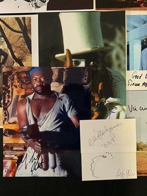 Lot 577 - LIVE AND LET DIE - A selection of autographs...