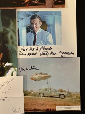 Lot 577 - LIVE AND LET DIE - A selection of autographs...