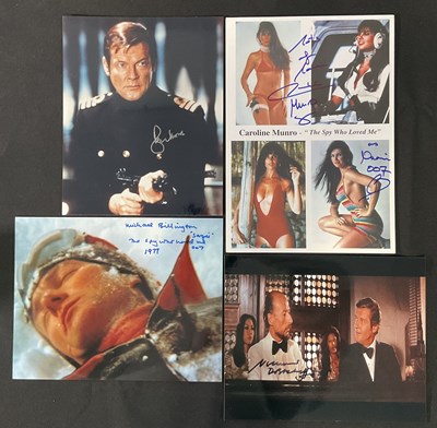 Lot 595 - THE SPY WHO LOVED ME - A selection of signed...