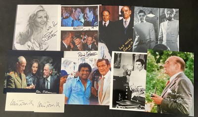 Lot 583 - OCTOPUSSY - A selection of autographs on mixed...