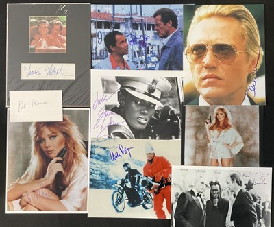 Lot 556 - A VIEW TO A KILL - A group of autographs from...