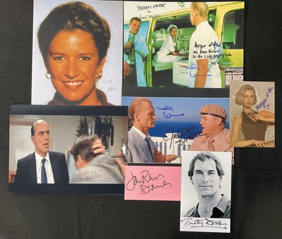 Lot 590 - THE LIVING DAYLIGHTS - A group of autographs...