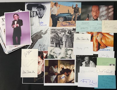 Lot 575 - JAMES BOND - A quantity of autographs of...