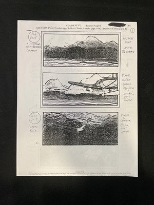 Lot 610 - GOLDENEYE (1995) An 8 page storyboard...