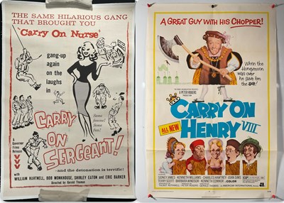 Lot 3 - A pair of Carry On film posters comprising US...