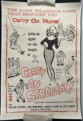 Lot 3 - A pair of Carry On film posters comprising US...