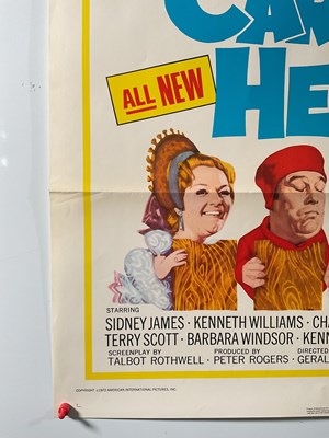Lot 3 - A pair of Carry On film posters comprising US...