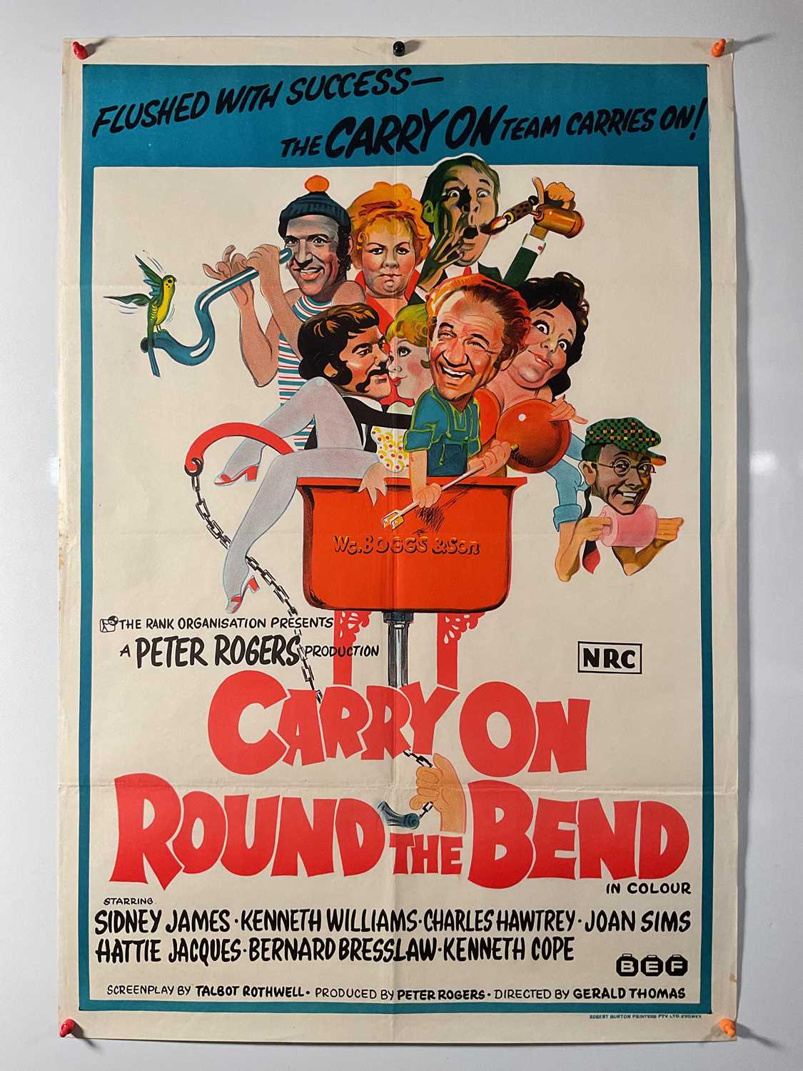 Lot 4 - CARRY ON ROUND THE BEND (1971) Australian one...