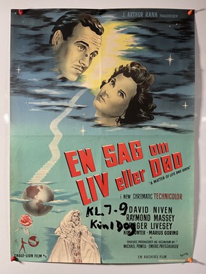 Lot 144 - A MATTER OF LIFE AND DEATH (1946) Danish film...