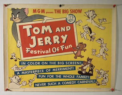 Lot 21 - TOM AND JERRY FESTIVAL OF FUN (1962) US half...